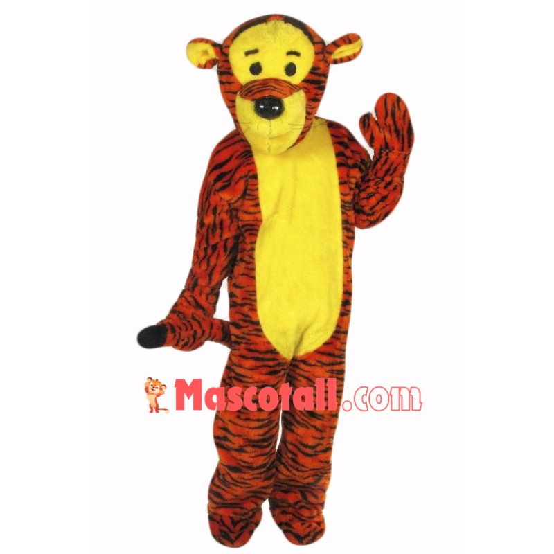 Bouncy Tiger Mascot Costume