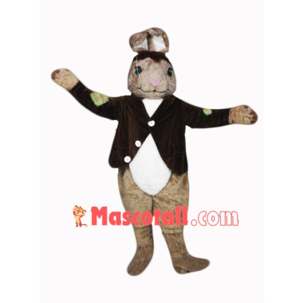Brown Easter Bunny Mascot Costume