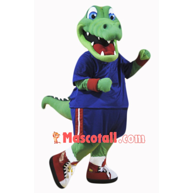College Alligator Mascot Costume