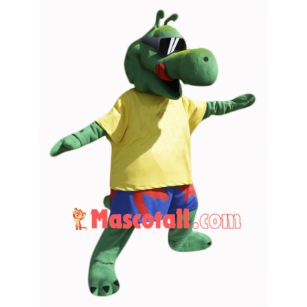Cool Alligator Mascot Costume