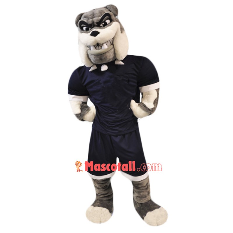 High School Bull Dog Mascot Costume