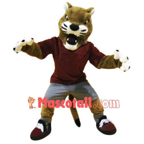 University Wild Cat Mascot Costume