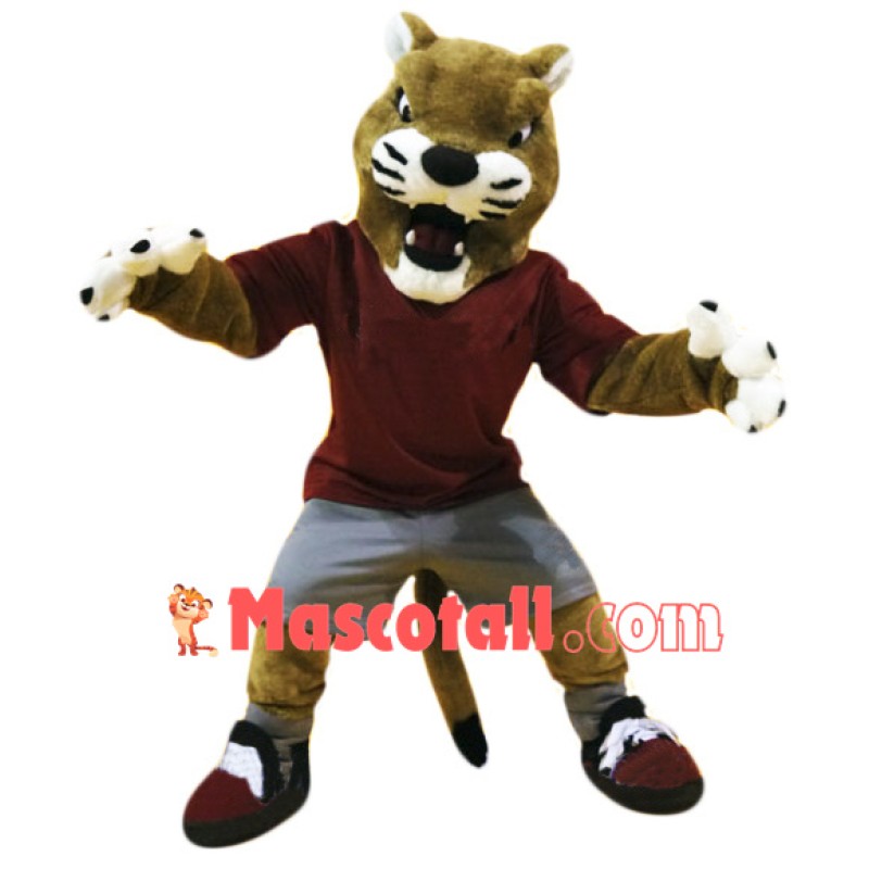 University Wild Cat Mascot Costume