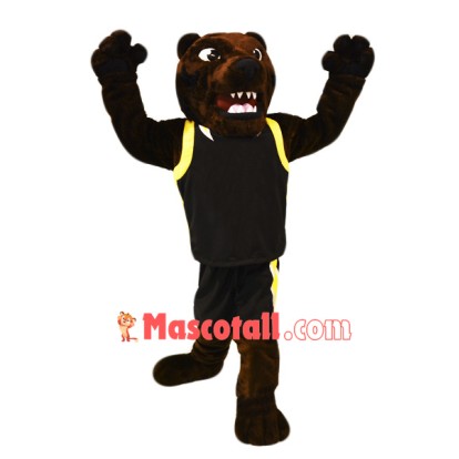 Fierce Brown Bear Mascot Costume 