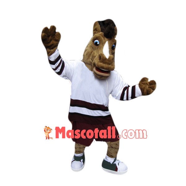 Sport College Horse Mascot Costume