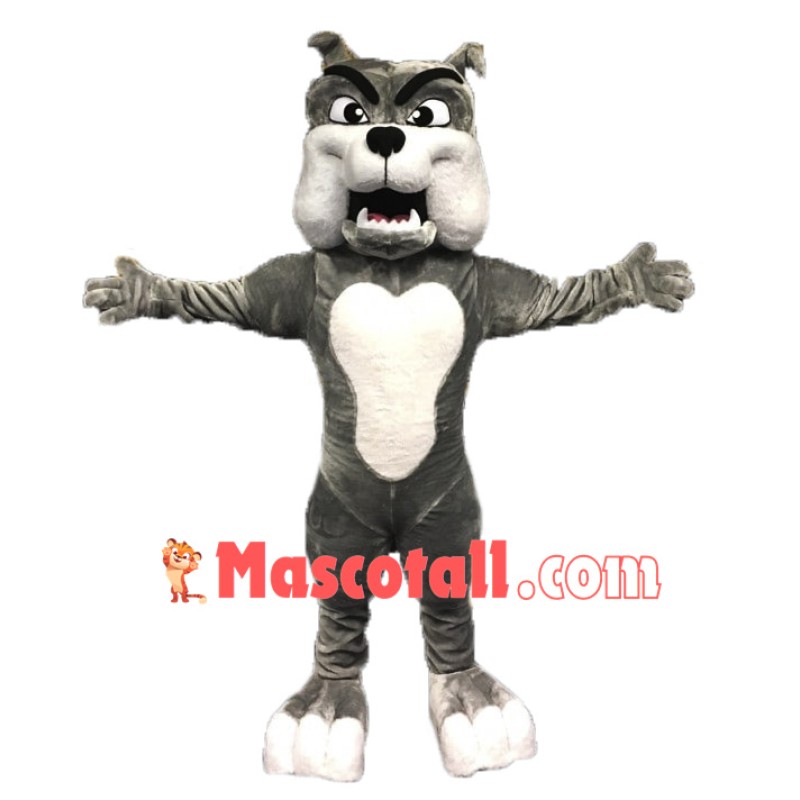 Professional Quality Bulldog Mascot Costume