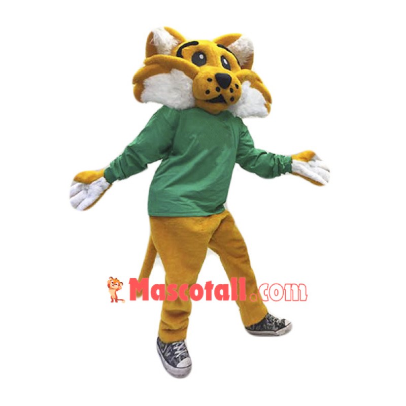 Cute Wildcat Mascot Costume