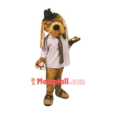 Brown Dog Mascot Costume