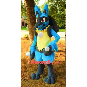 Pokemon Pok Lucario Mascot Costume