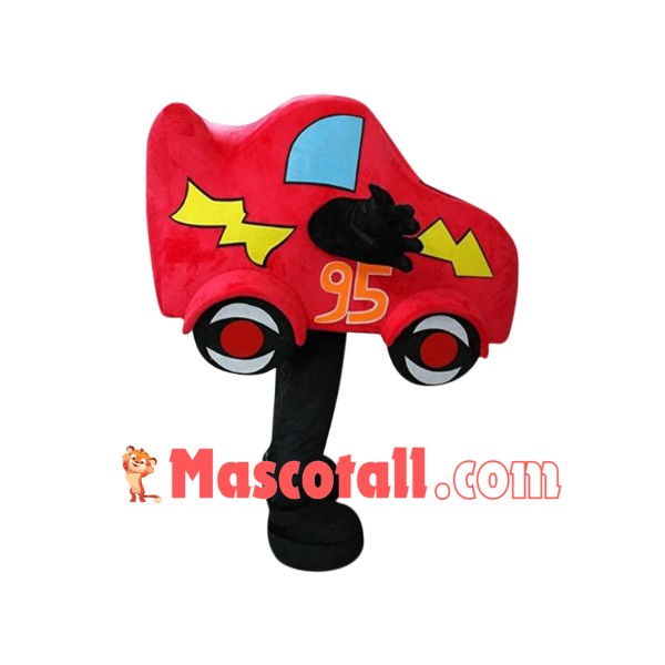 Red Car Mascot Costume