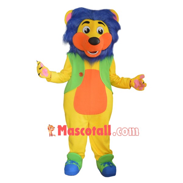 Colorful Lion Mascot Costume