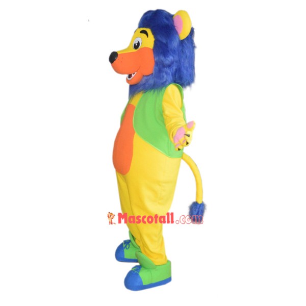 Colorful Lion Mascot Costume