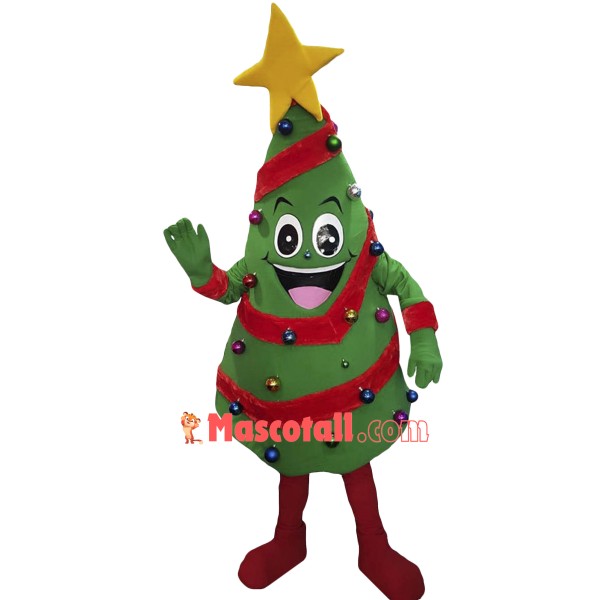 Superb Christmas Tree Mascot Costume