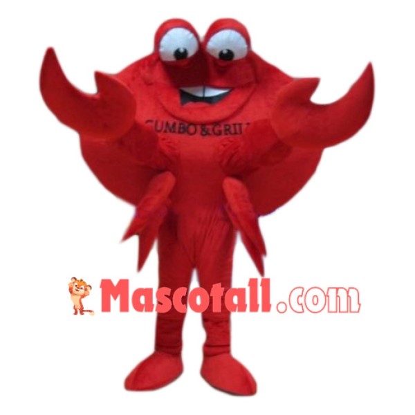 Big Red Crab Mascot Costume