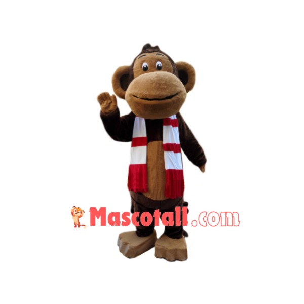 Superb Friendly Monkey Mascot Costume