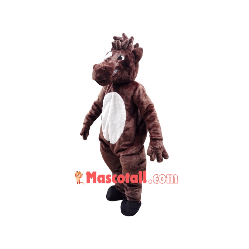 Fierce Brown Horse Mascot Costume