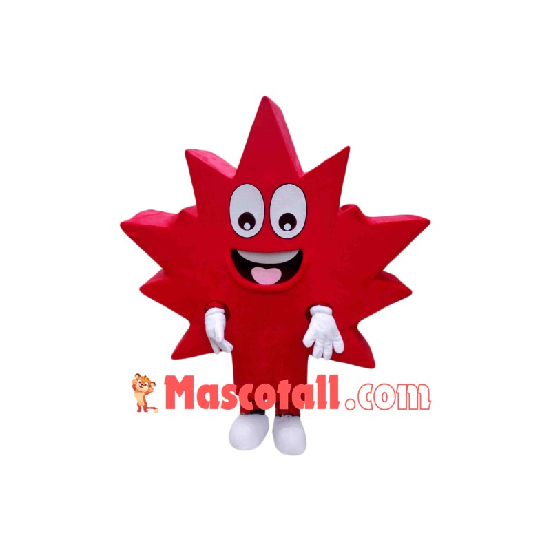 Superb Maple Leaf Mascot Costume