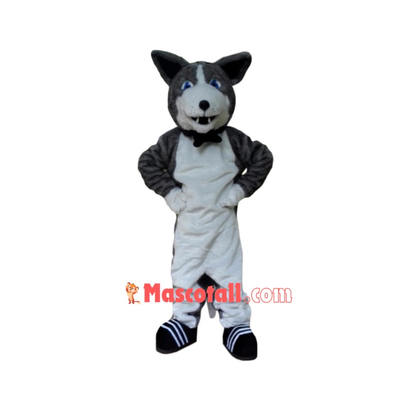 Superb Husky Mascot Costume