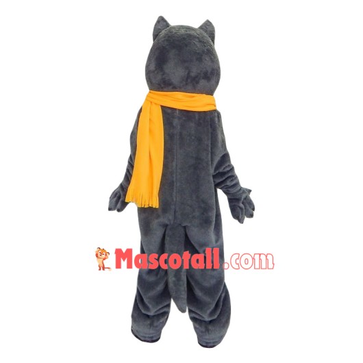 Superb Grey Wolf Mascot Costume