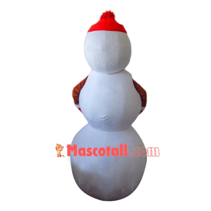 Superb Christmas Snowman Mascot Costume