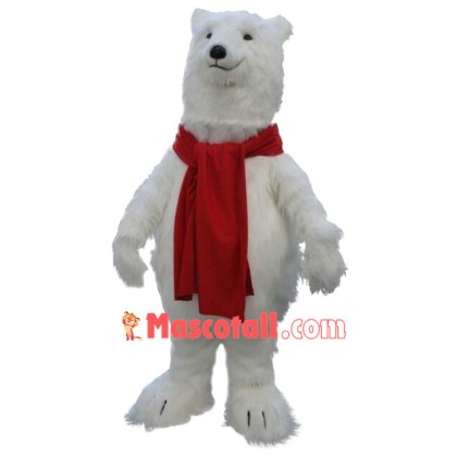 Superb Polar Bear Mascot Costume