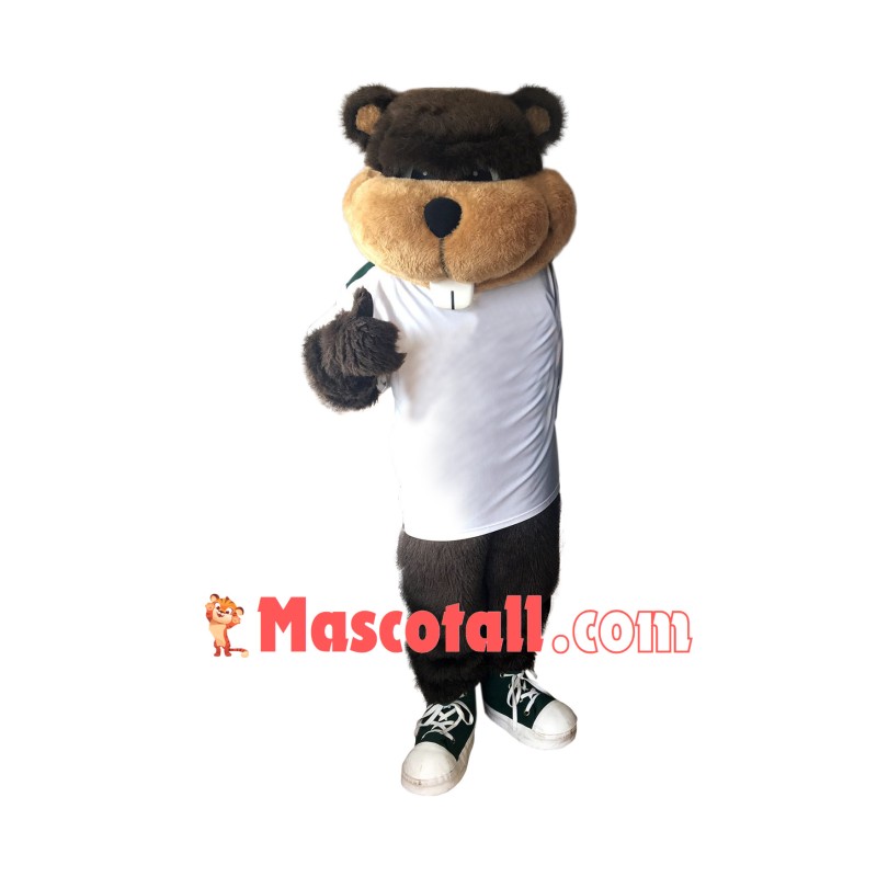 Superb School Beaver Mascot Costume