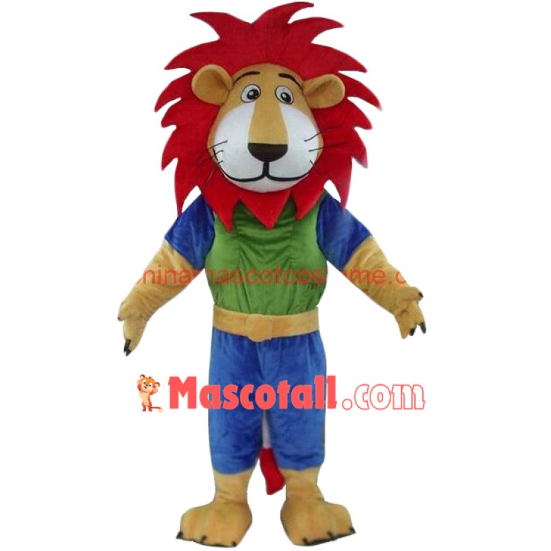 Affordable Colorful Lion Mascot Costume