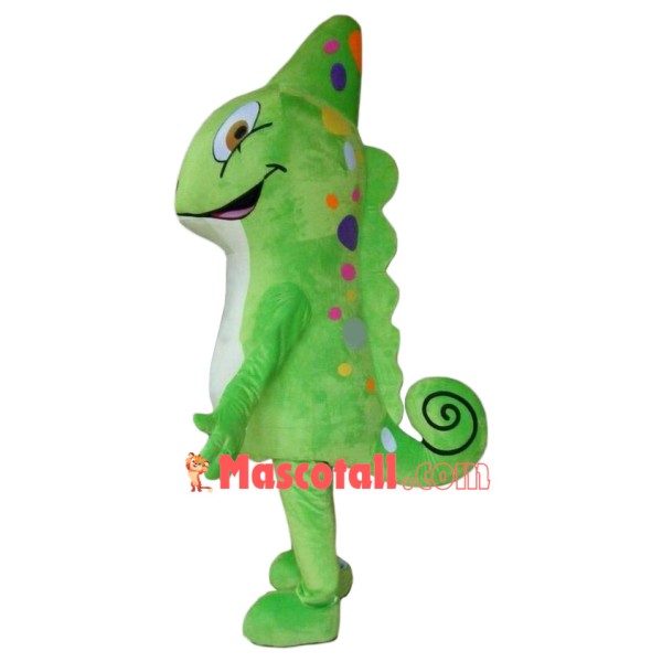 Superb Chameleon Mascot Costume