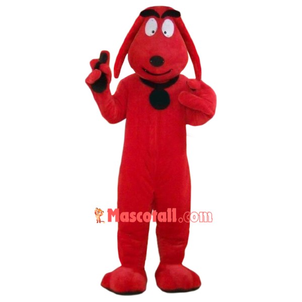 Affordable Red Dog Mascot Costume