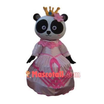 Princess Panda Mascot Costume