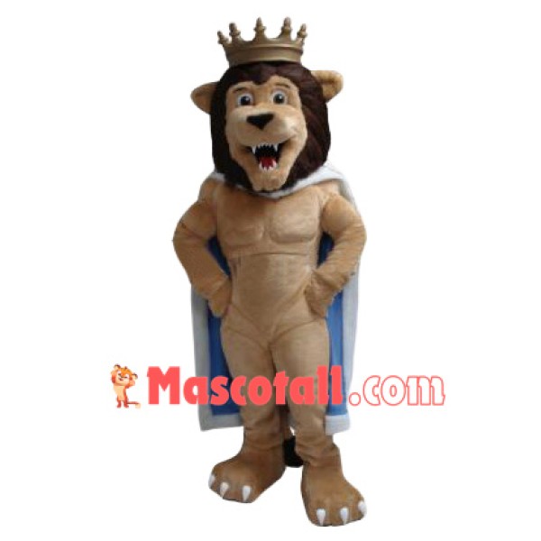 Power King Lion Mascot Costume