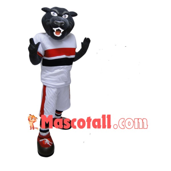 Power Sport Black Panther Mascot Costume