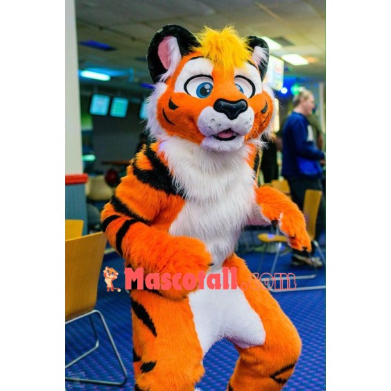 Lovely Realistic Tiger Mascot Costume