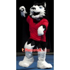 Superb College Wolf Mascot Costume