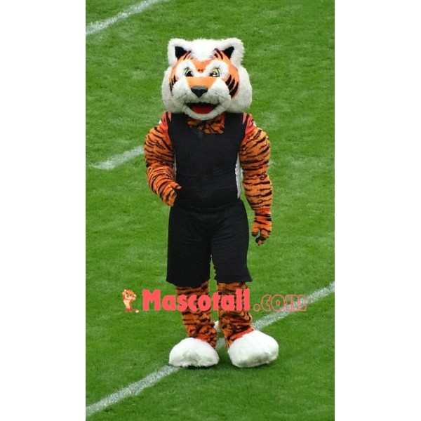 Superb Sport Bengal Tiger Mascot Costume