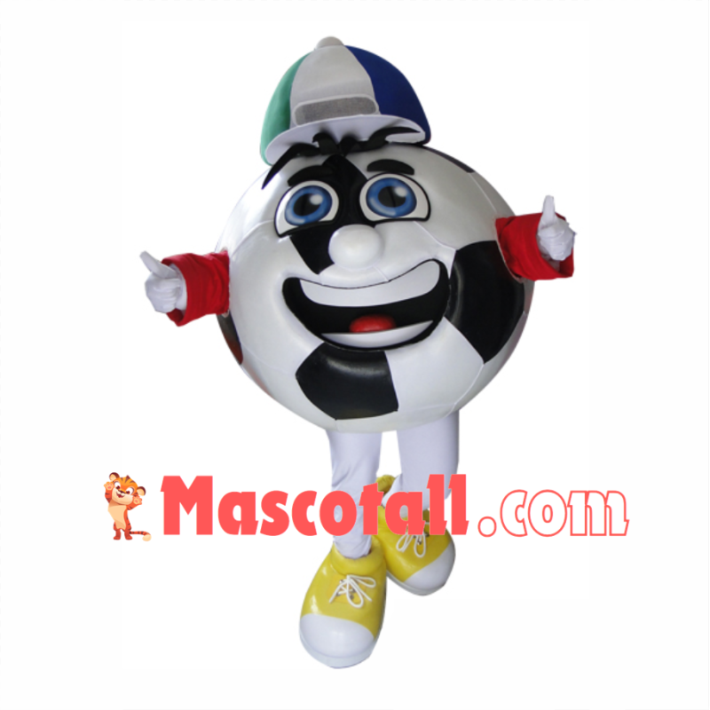 Soccer Ball Mascot Costume