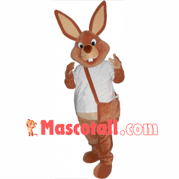 Superb Brown Rabbit Mascot Costume