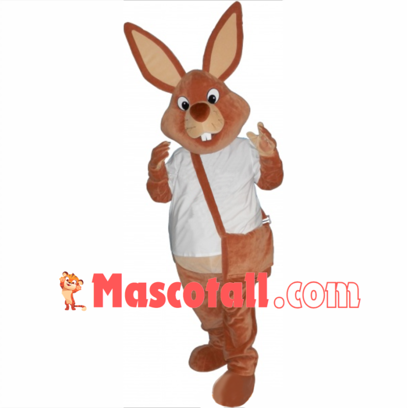 Superb Brown Rabbit Mascot Costume