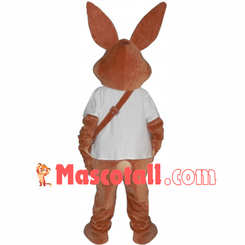 Superb Brown Rabbit Mascot Costume