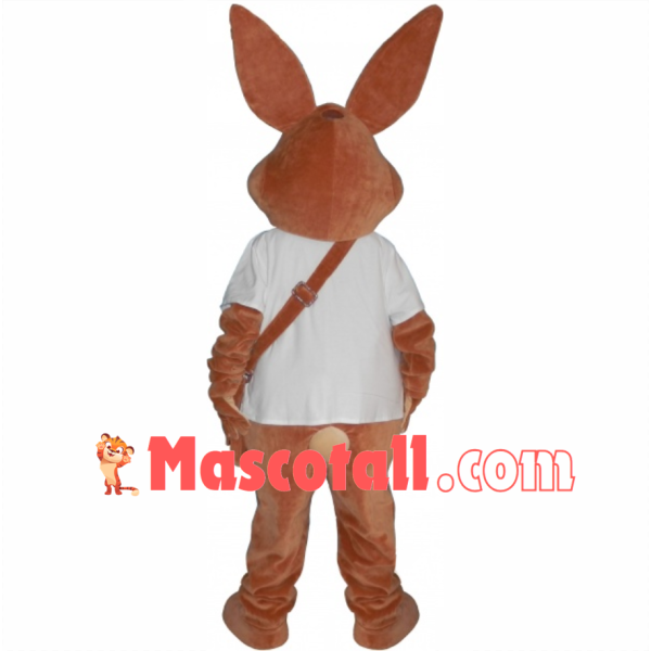Superb Brown Rabbit Mascot Costume
