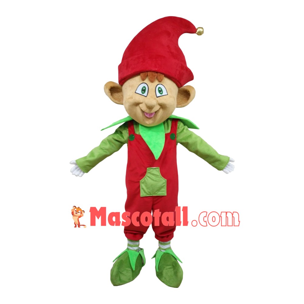 Superb Lightweight Christmas Elf Mascot Costume
