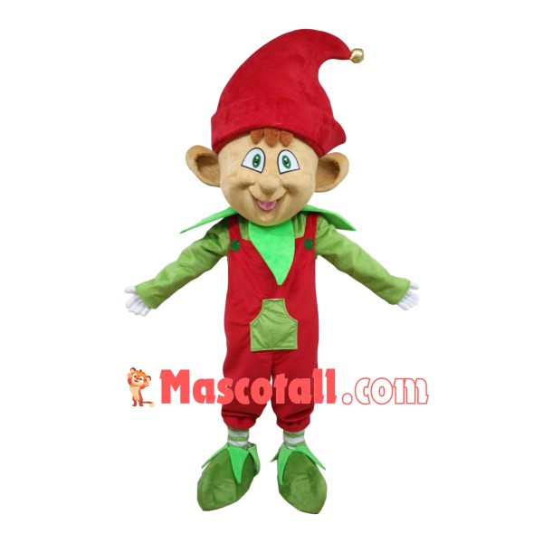 Superb Lightweight Christmas Elf Mascot Costume