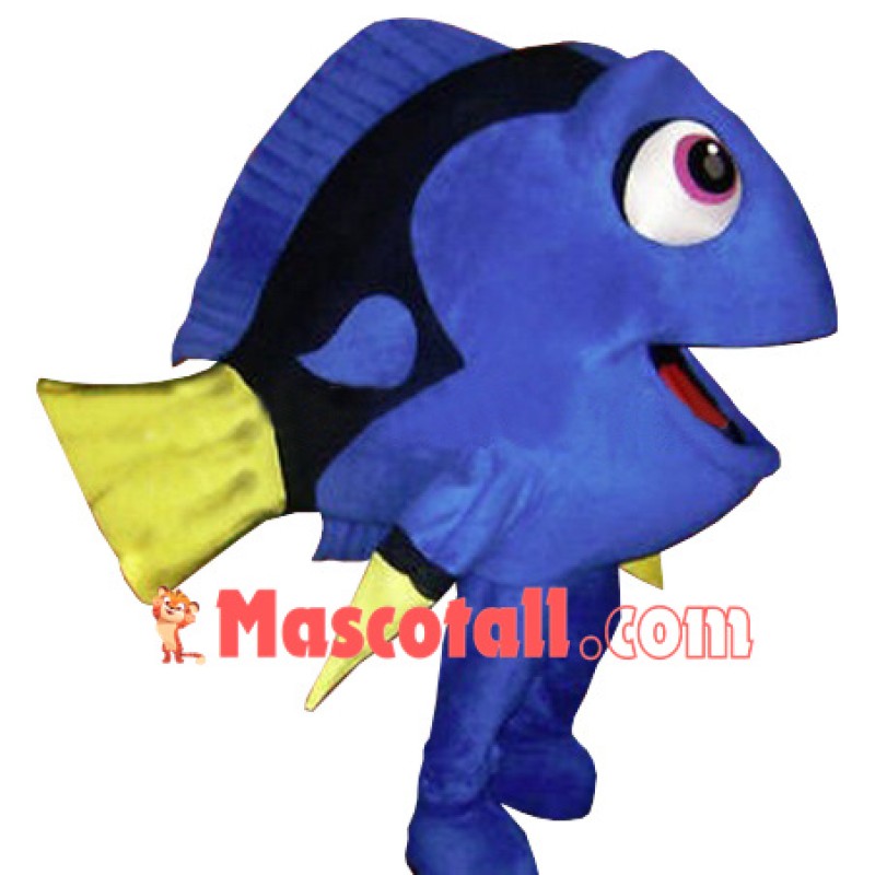Blue Fish Dory Mascot Costume