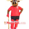 Superb Sport Moose Mascot Costume