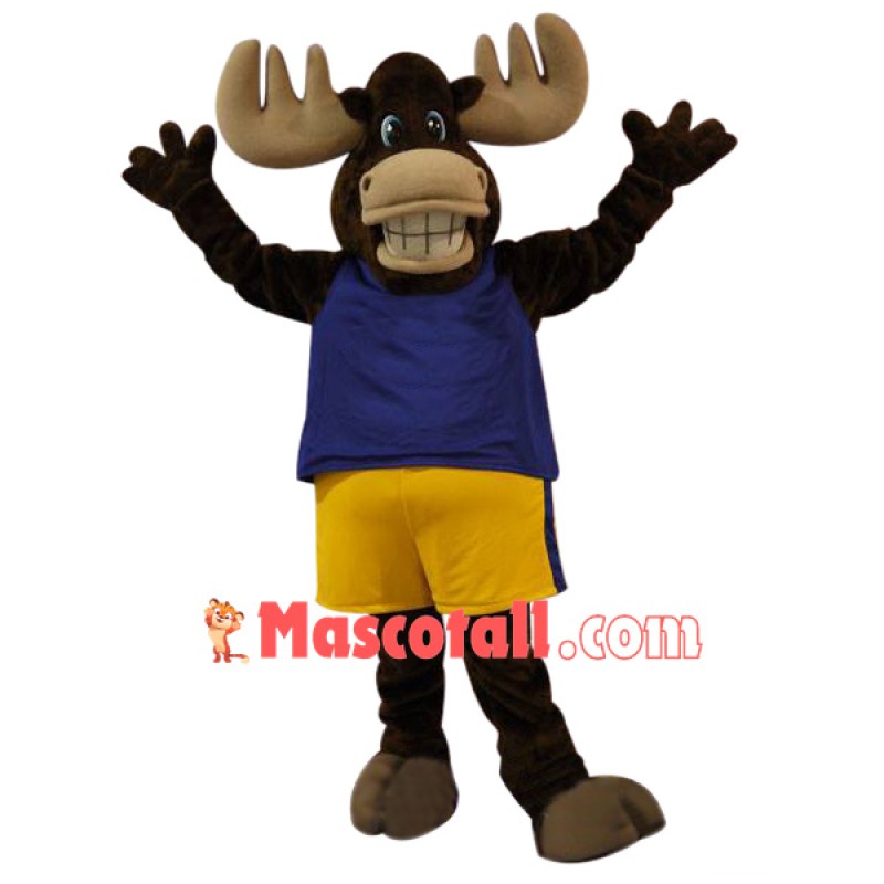 Lovely Lightweight Moose Mascot Costume