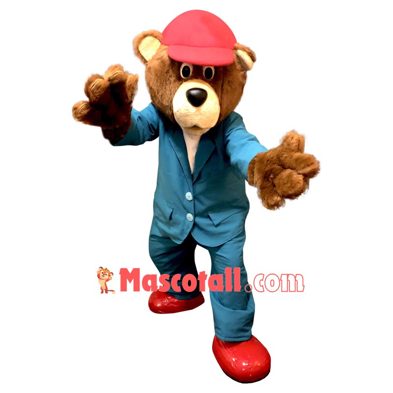 Handsome Bear Mascot Costume