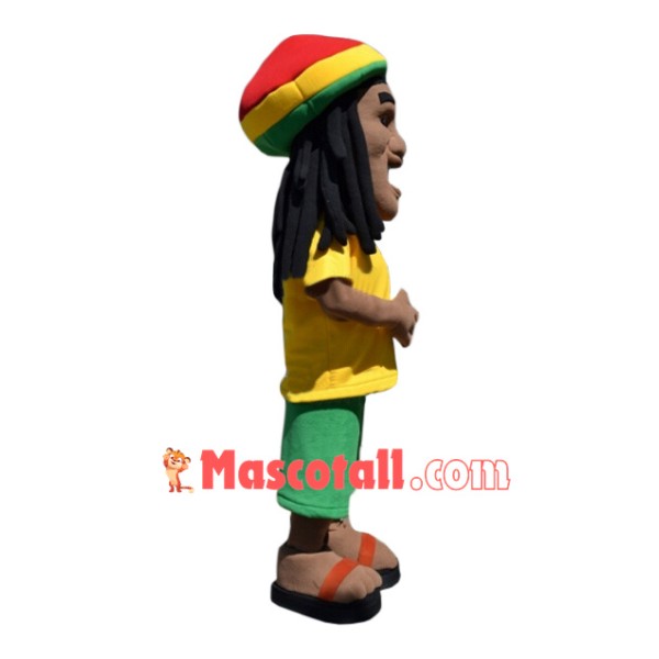 Passionate Football Man Mascot Costume