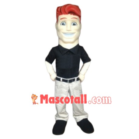 Red Hair Man Mascot Costume