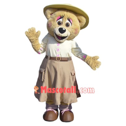 Beautiful Bear Mascot Costume