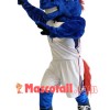 Fierce Lightweight Blue Horse Mascot Costume